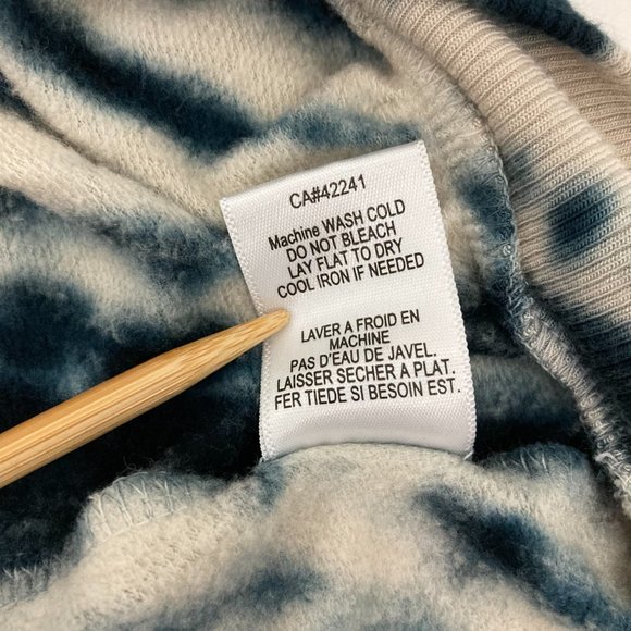 Young Fabulous & Broke Juliette Tie Dye Oversized Sweatshirt Size M Blue Safari - Picture 8 of 8